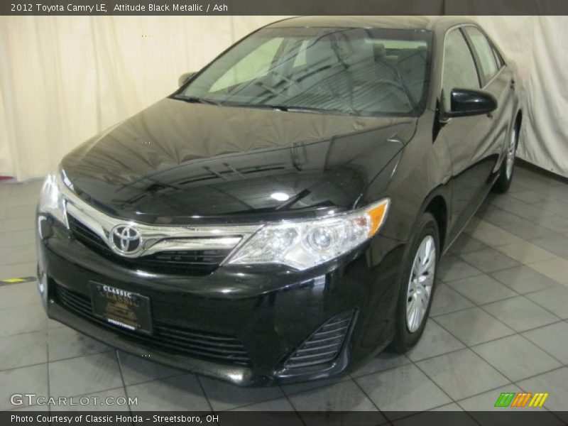 Attitude Black Metallic / Ash 2012 Toyota Camry LE