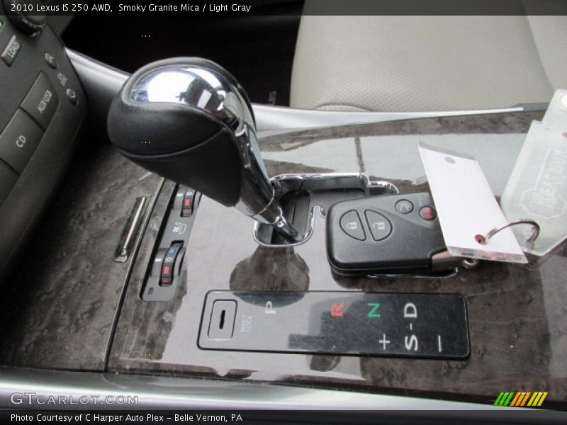  2010 IS 250 AWD 6 Speed Paddle-Shift Automatic Shifter