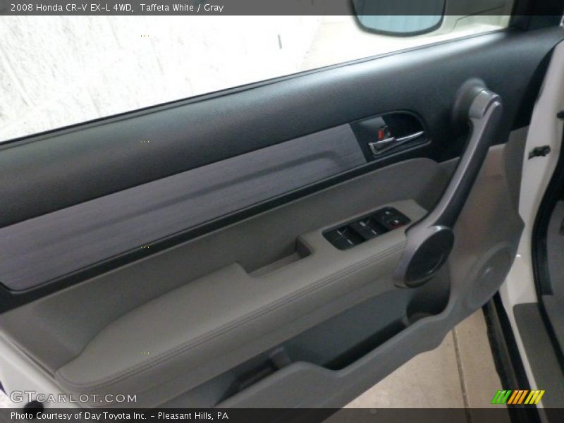 Taffeta White / Gray 2008 Honda CR-V EX-L 4WD