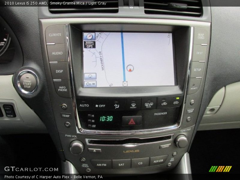Smoky Granite Mica / Light Gray 2010 Lexus IS 250 AWD