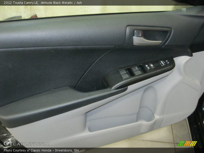 Attitude Black Metallic / Ash 2012 Toyota Camry LE