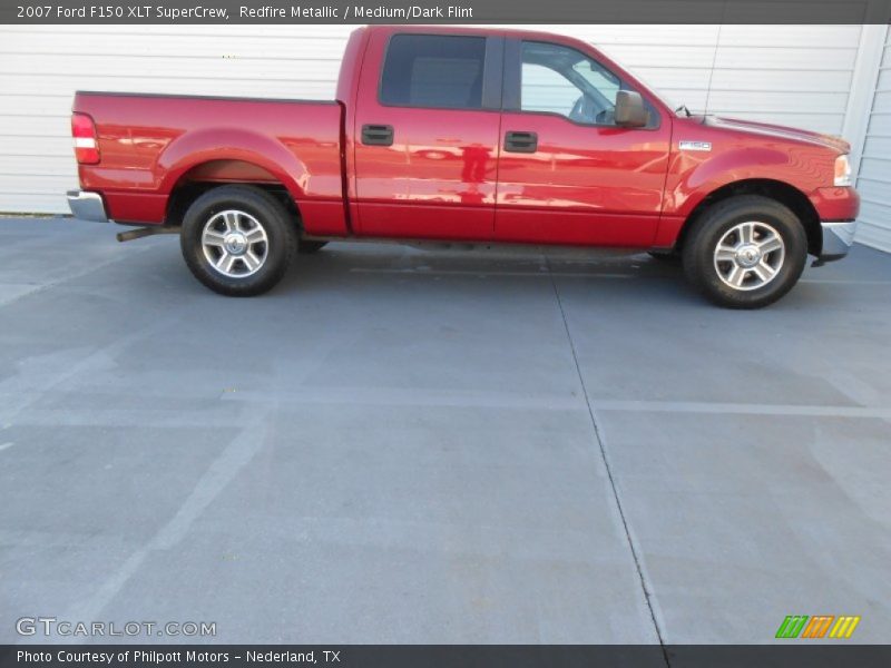 Redfire Metallic / Medium/Dark Flint 2007 Ford F150 XLT SuperCrew