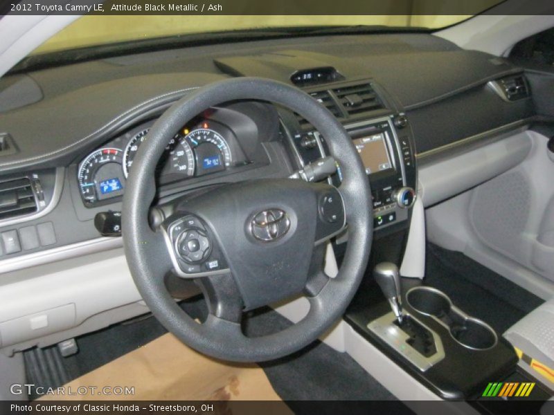 Attitude Black Metallic / Ash 2012 Toyota Camry LE