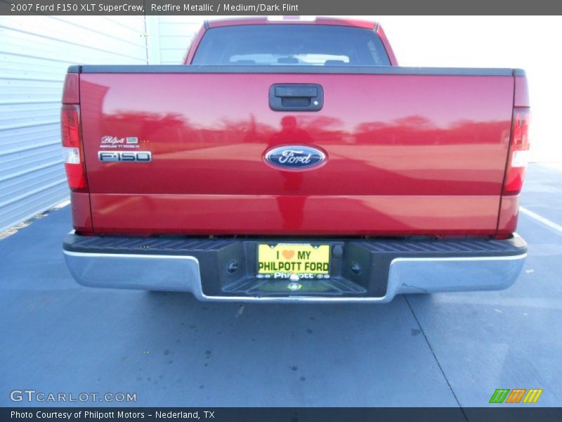 Redfire Metallic / Medium/Dark Flint 2007 Ford F150 XLT SuperCrew