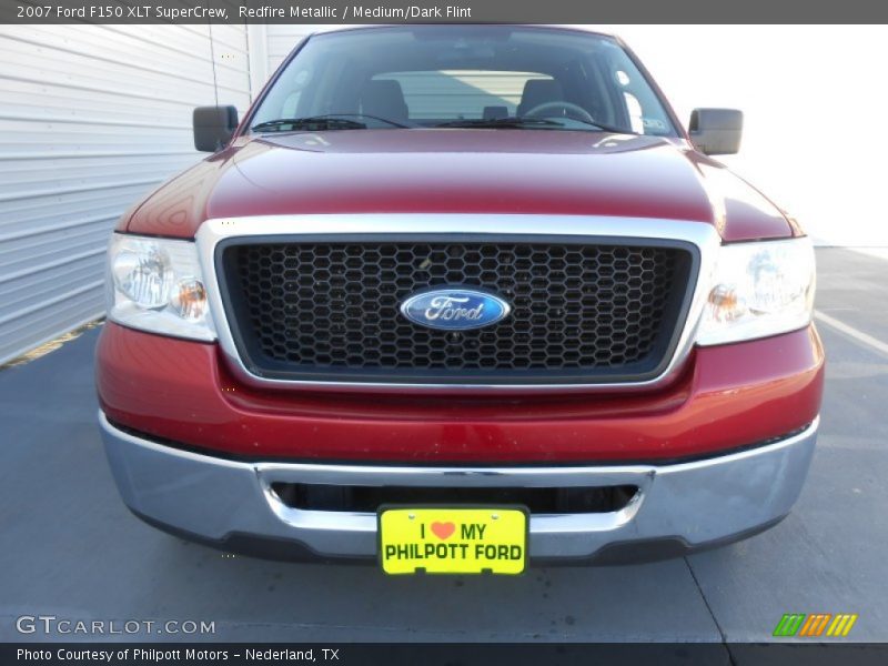 Redfire Metallic / Medium/Dark Flint 2007 Ford F150 XLT SuperCrew