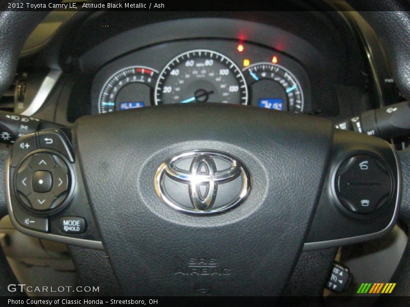 Attitude Black Metallic / Ash 2012 Toyota Camry LE