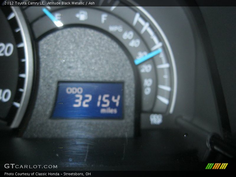 Attitude Black Metallic / Ash 2012 Toyota Camry LE