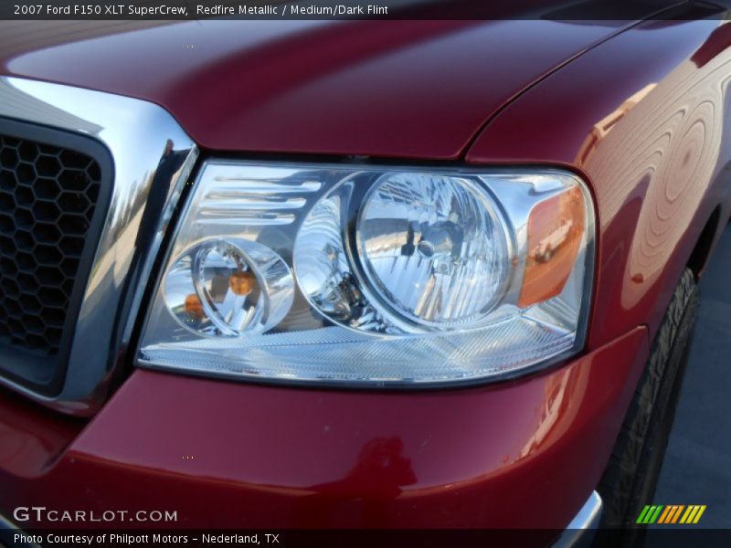 Redfire Metallic / Medium/Dark Flint 2007 Ford F150 XLT SuperCrew
