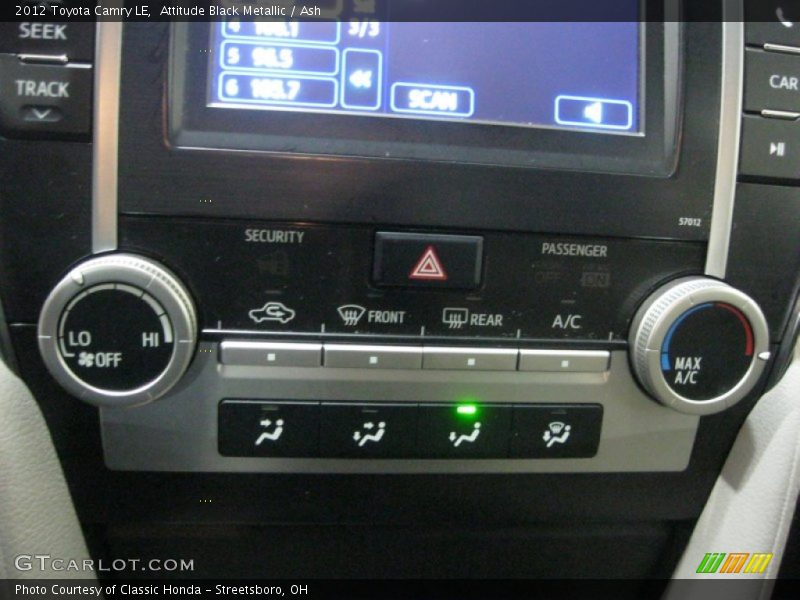 Attitude Black Metallic / Ash 2012 Toyota Camry LE