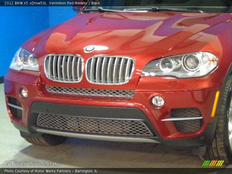 Vermillion Red Metallic / Black 2012 BMW X5 xDrive50i