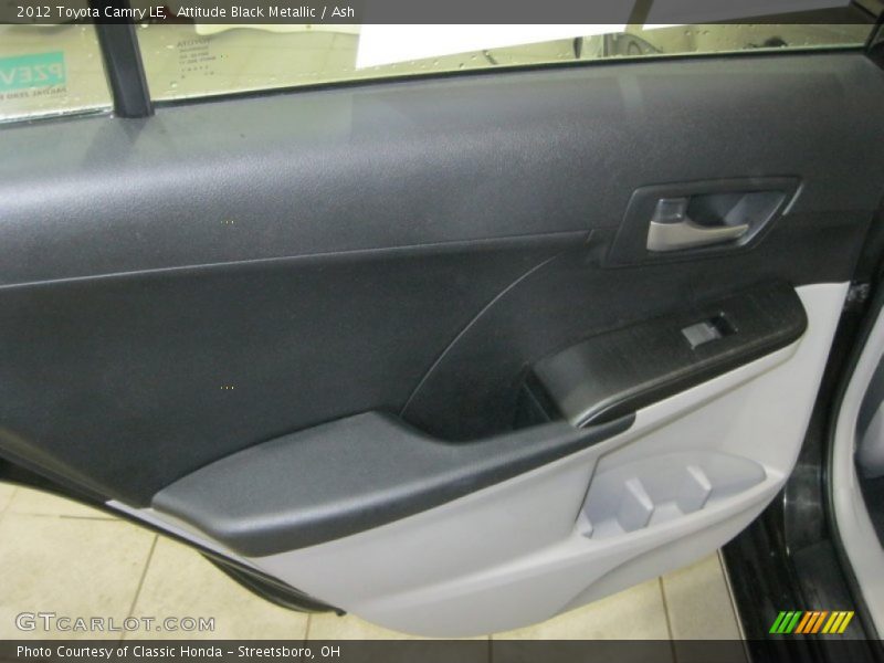 Attitude Black Metallic / Ash 2012 Toyota Camry LE