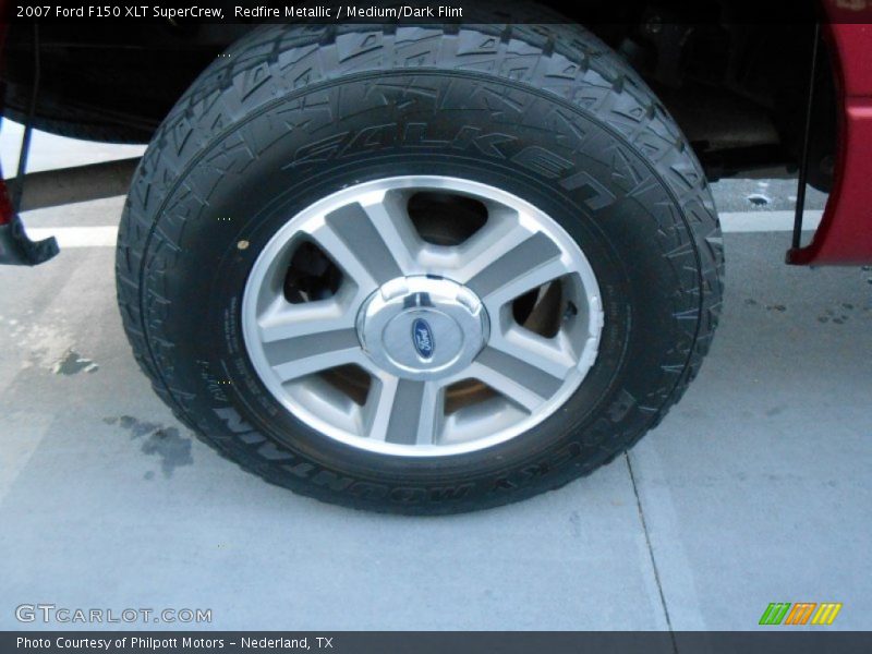 Redfire Metallic / Medium/Dark Flint 2007 Ford F150 XLT SuperCrew