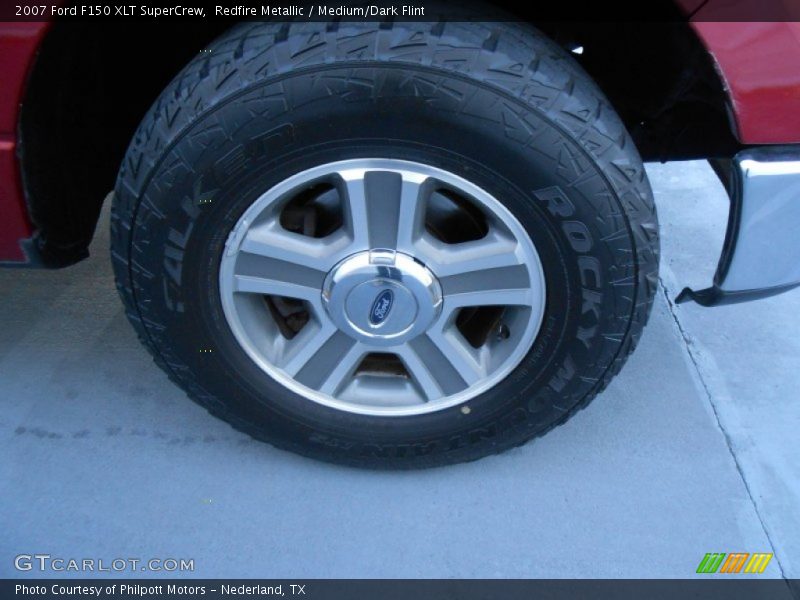 Redfire Metallic / Medium/Dark Flint 2007 Ford F150 XLT SuperCrew