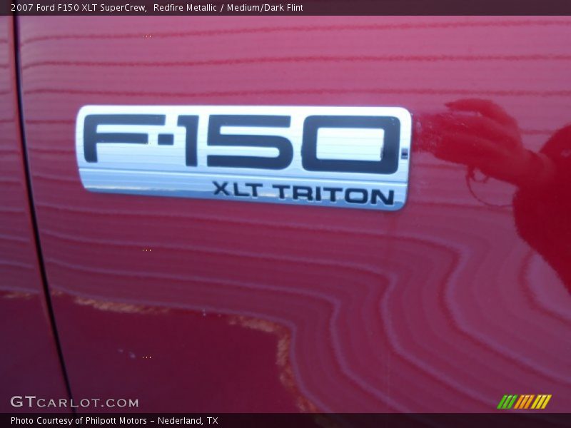 Redfire Metallic / Medium/Dark Flint 2007 Ford F150 XLT SuperCrew