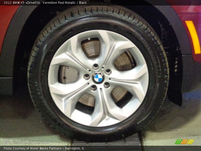 Vermillion Red Metallic / Black 2012 BMW X5 xDrive50i