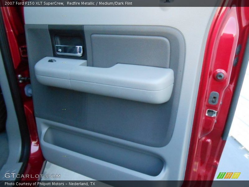 Redfire Metallic / Medium/Dark Flint 2007 Ford F150 XLT SuperCrew