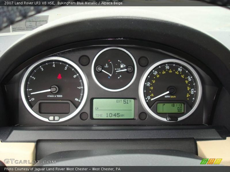 Bukingham Blue Metallic / Alpaca Beige 2007 Land Rover LR3 V8 HSE