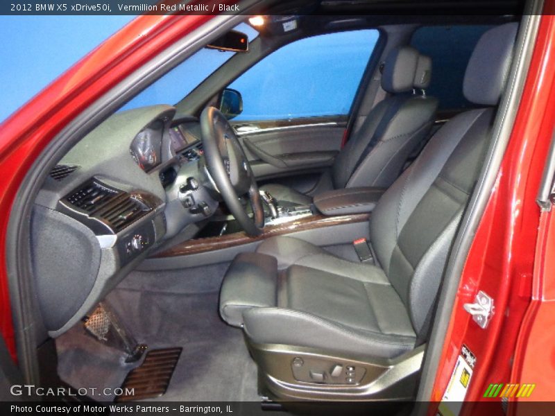 Front Seat of 2012 X5 xDrive50i