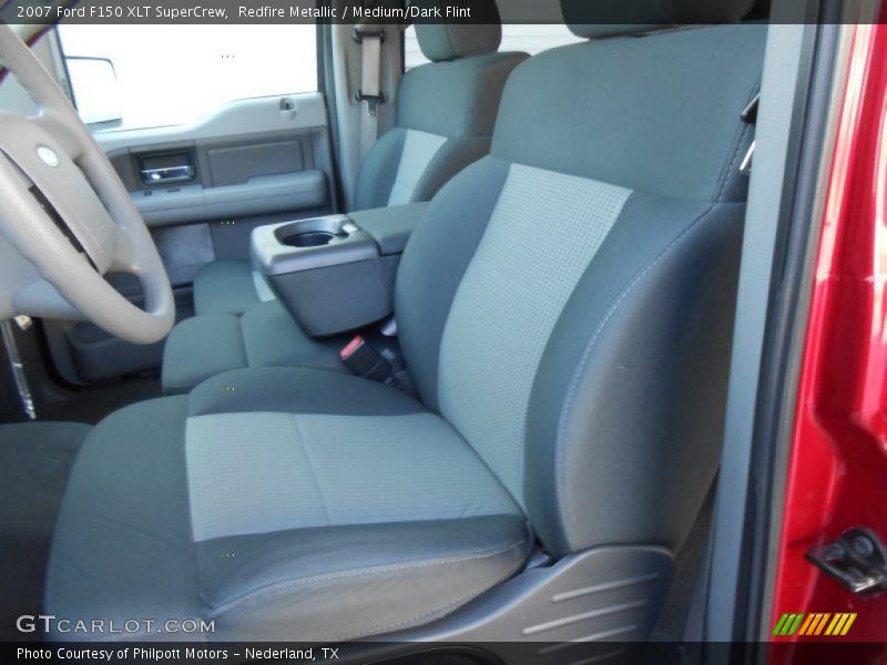 Redfire Metallic / Medium/Dark Flint 2007 Ford F150 XLT SuperCrew