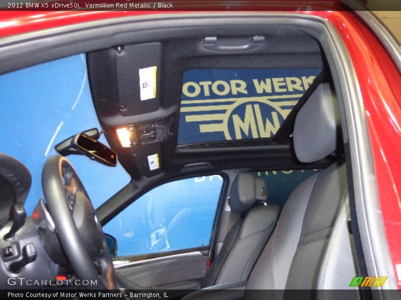 Vermillion Red Metallic / Black 2012 BMW X5 xDrive50i