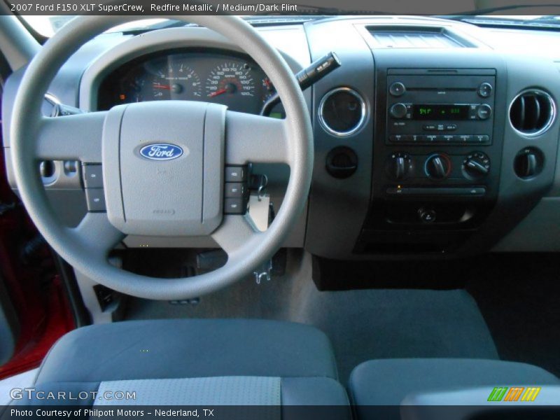 Redfire Metallic / Medium/Dark Flint 2007 Ford F150 XLT SuperCrew