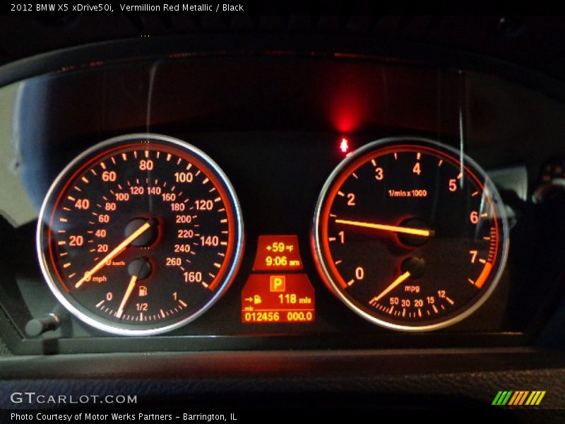  2012 X5 xDrive50i xDrive50i Gauges