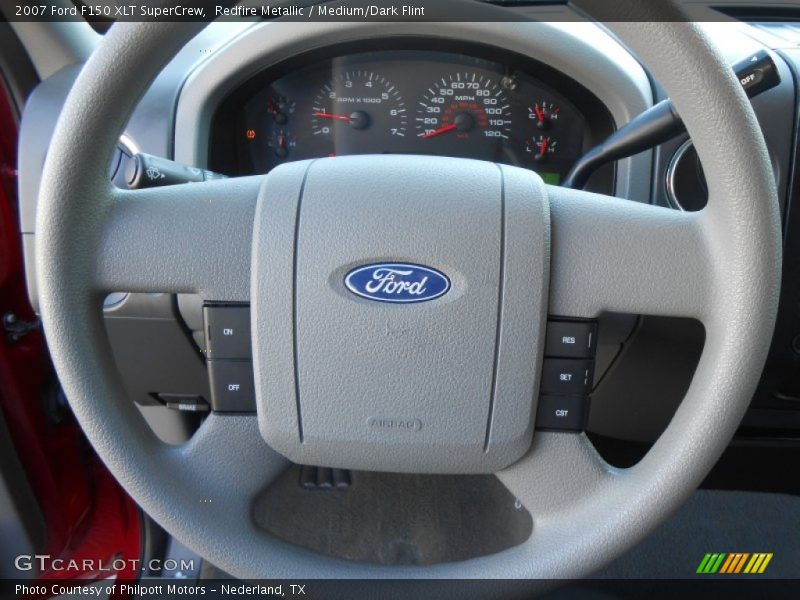 Redfire Metallic / Medium/Dark Flint 2007 Ford F150 XLT SuperCrew