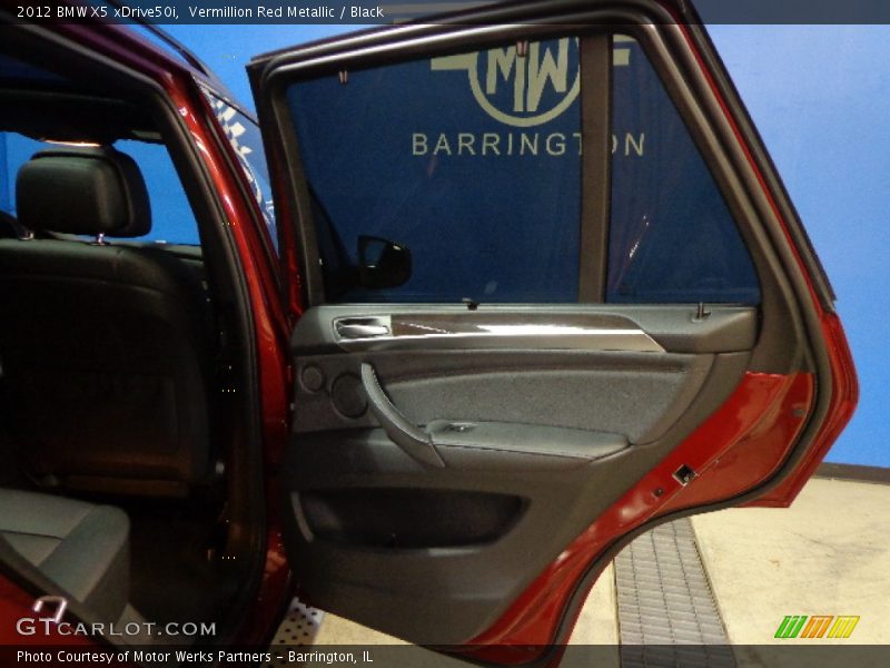 Vermillion Red Metallic / Black 2012 BMW X5 xDrive50i