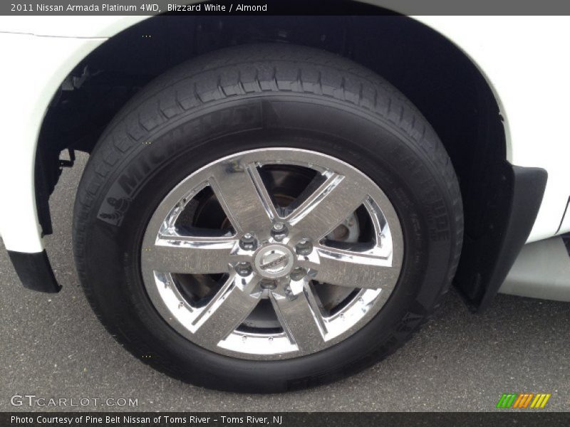 Blizzard White / Almond 2011 Nissan Armada Platinum 4WD