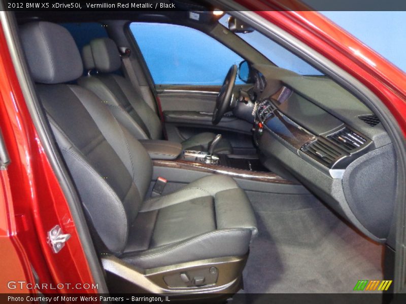 Vermillion Red Metallic / Black 2012 BMW X5 xDrive50i