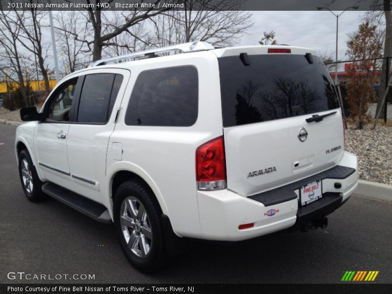 Blizzard White / Almond 2011 Nissan Armada Platinum 4WD