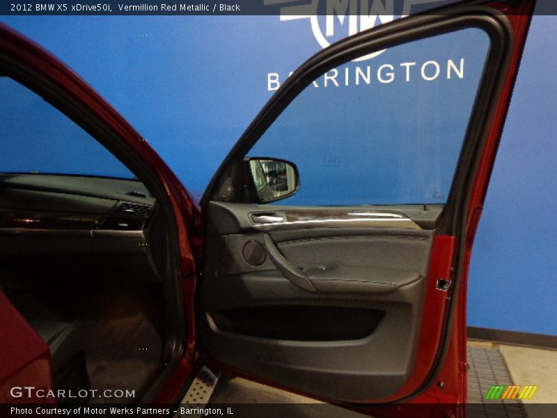 Vermillion Red Metallic / Black 2012 BMW X5 xDrive50i