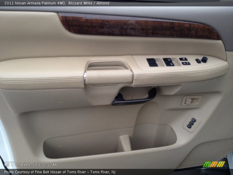 Blizzard White / Almond 2011 Nissan Armada Platinum 4WD