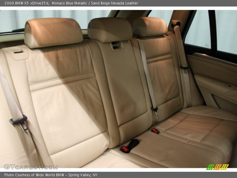 Monaco Blue Metallic / Sand Beige Nevada Leather 2009 BMW X5 xDrive35d