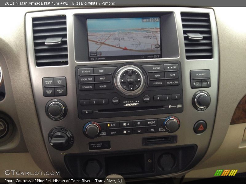Blizzard White / Almond 2011 Nissan Armada Platinum 4WD