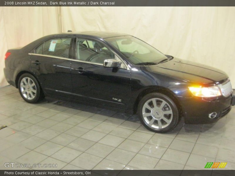 Dark Blue Ink Metallic / Dark Charcoal 2008 Lincoln MKZ Sedan