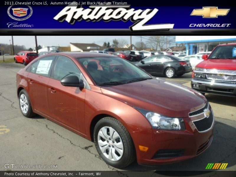 Autumn Metallic / Jet Black/Medium Titanium 2013 Chevrolet Cruze LS