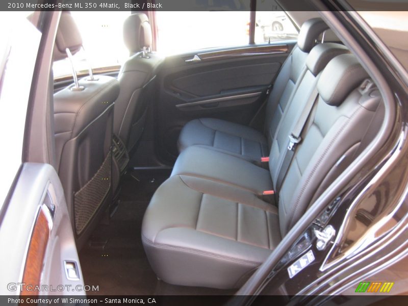 Black / Black 2010 Mercedes-Benz ML 350 4Matic
