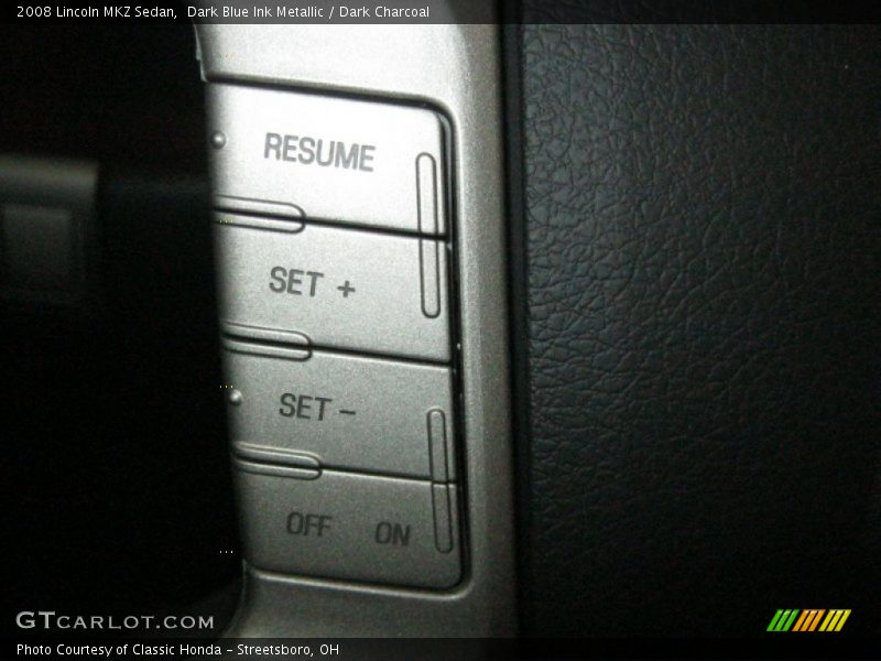 Dark Blue Ink Metallic / Dark Charcoal 2008 Lincoln MKZ Sedan