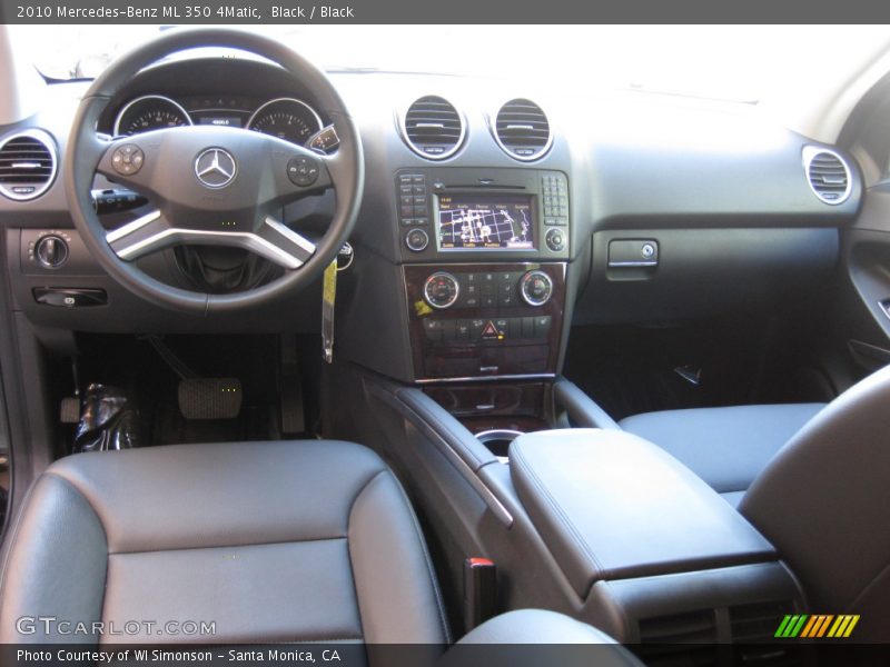 Black / Black 2010 Mercedes-Benz ML 350 4Matic