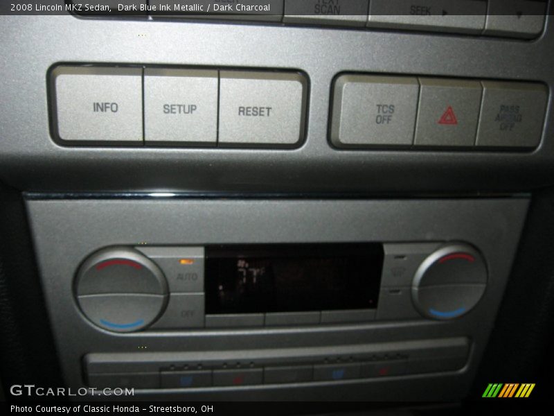 Dark Blue Ink Metallic / Dark Charcoal 2008 Lincoln MKZ Sedan
