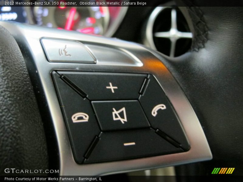 Controls of 2012 SLK 350 Roadster