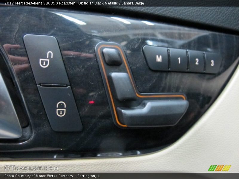 Controls of 2012 SLK 350 Roadster