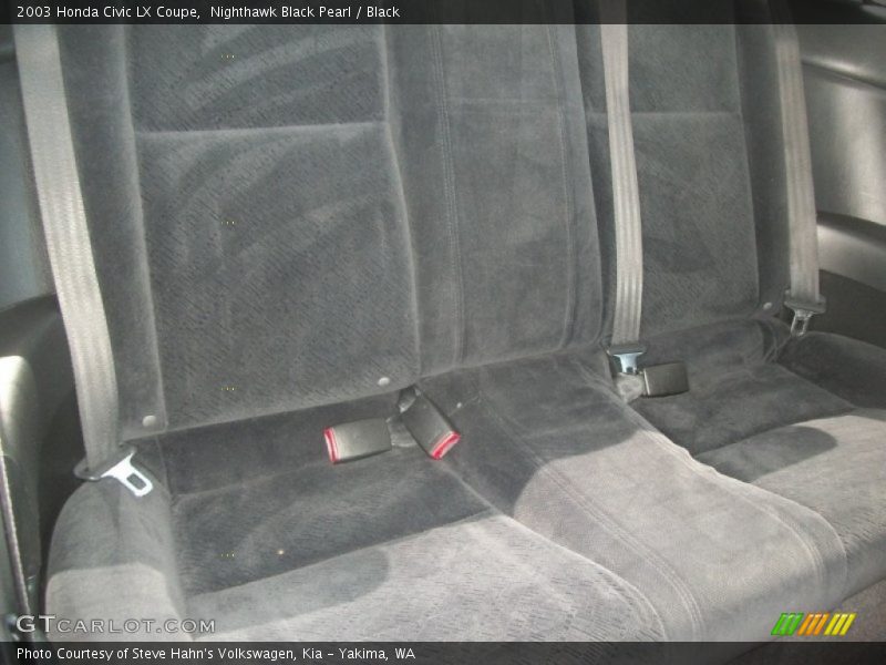 Nighthawk Black Pearl / Black 2003 Honda Civic LX Coupe