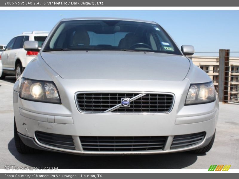 Silver Metallic / Dark Beige/Quartz 2006 Volvo S40 2.4i