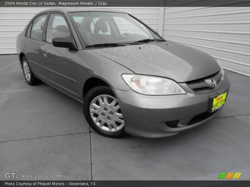 Magnesium Metallic / Gray 2004 Honda Civic LX Sedan