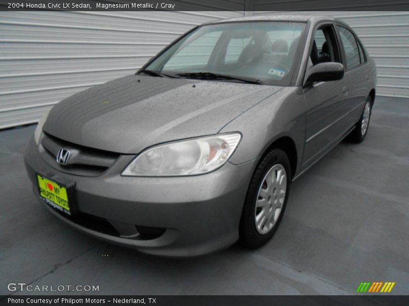 Magnesium Metallic / Gray 2004 Honda Civic LX Sedan