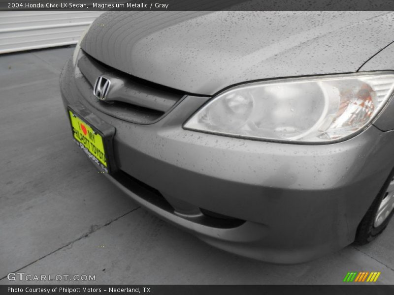 Magnesium Metallic / Gray 2004 Honda Civic LX Sedan