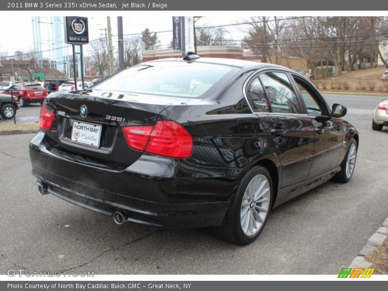 Jet Black / Beige 2011 BMW 3 Series 335i xDrive Sedan
