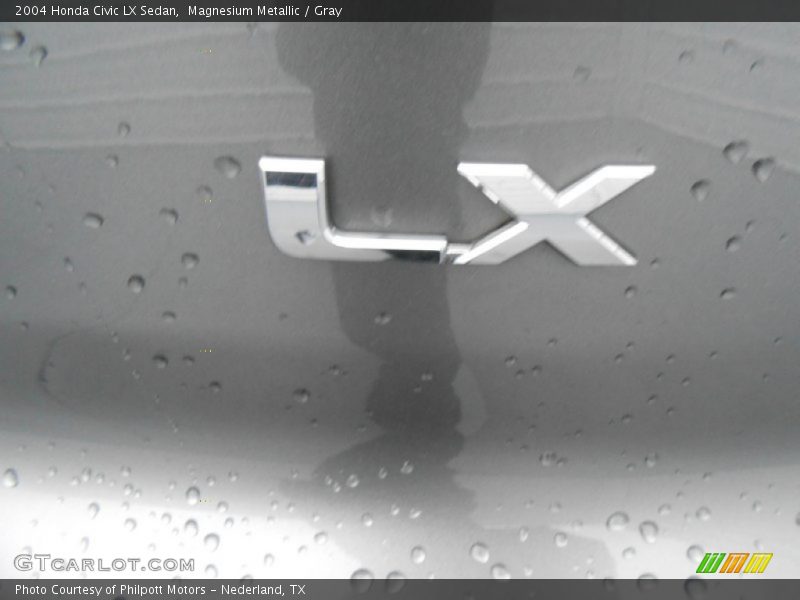 Magnesium Metallic / Gray 2004 Honda Civic LX Sedan